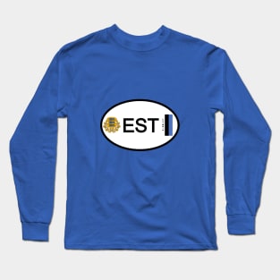 Estonia car country code Long Sleeve T-Shirt